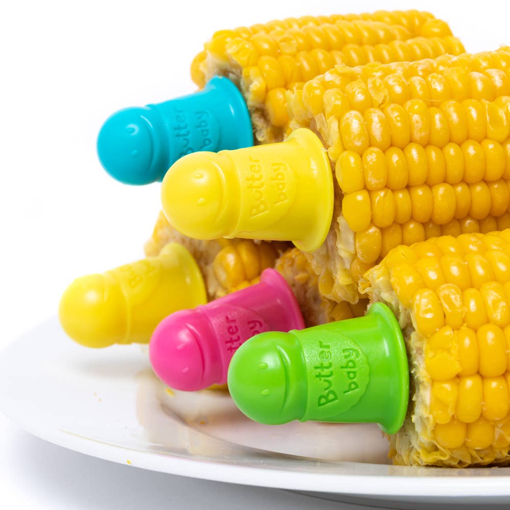 TALISMAN DESIGNS - Butter Baby® Corn Picks - Set of 4
