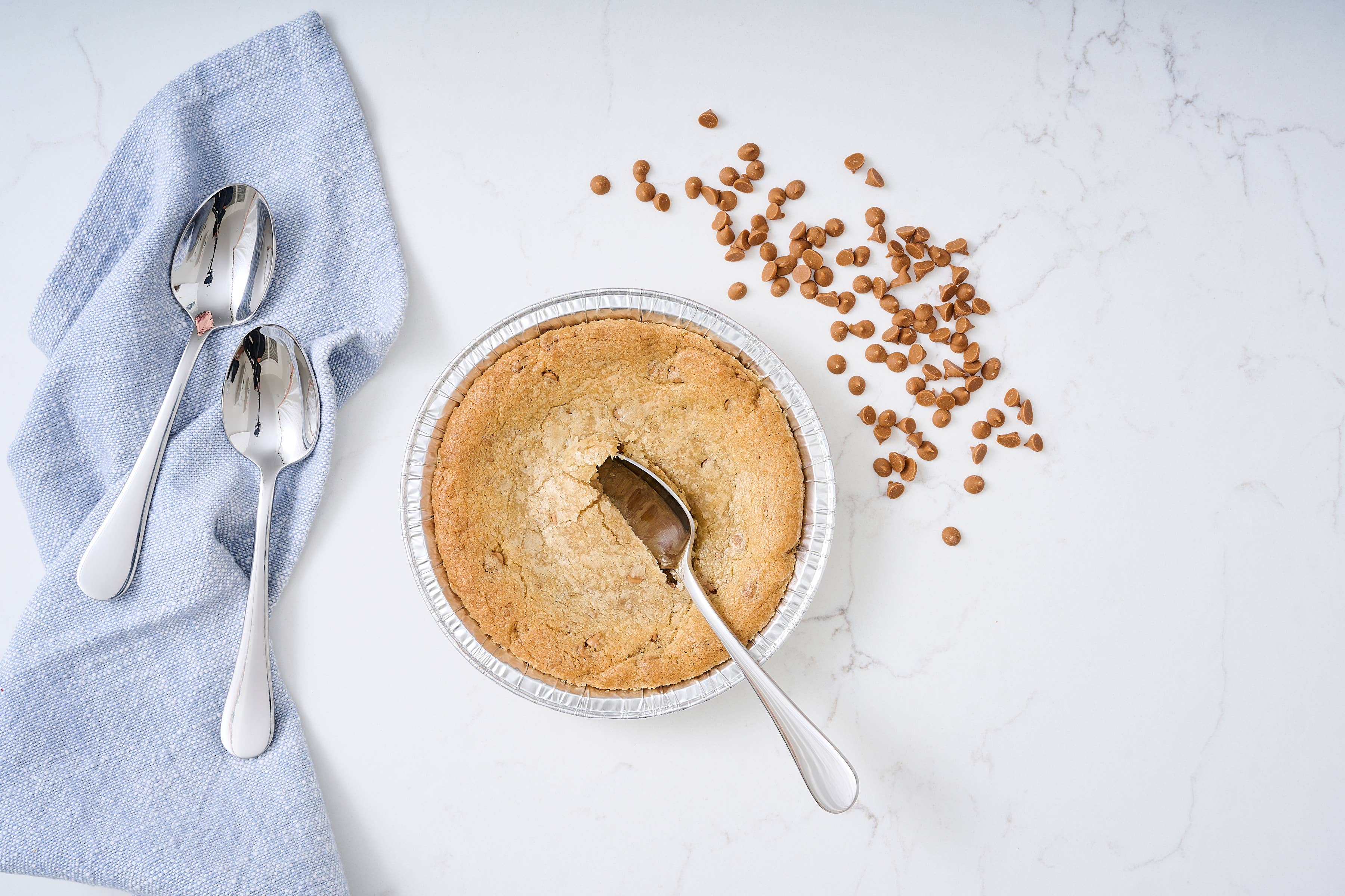 Salted Caramel Cookie Skillet