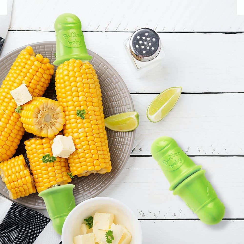 TALISMAN DESIGNS - Butter Baby® Corn Picks - Set of 4
