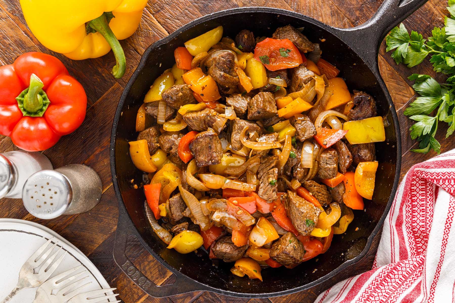 Pepper Crusted Sirloin Tips