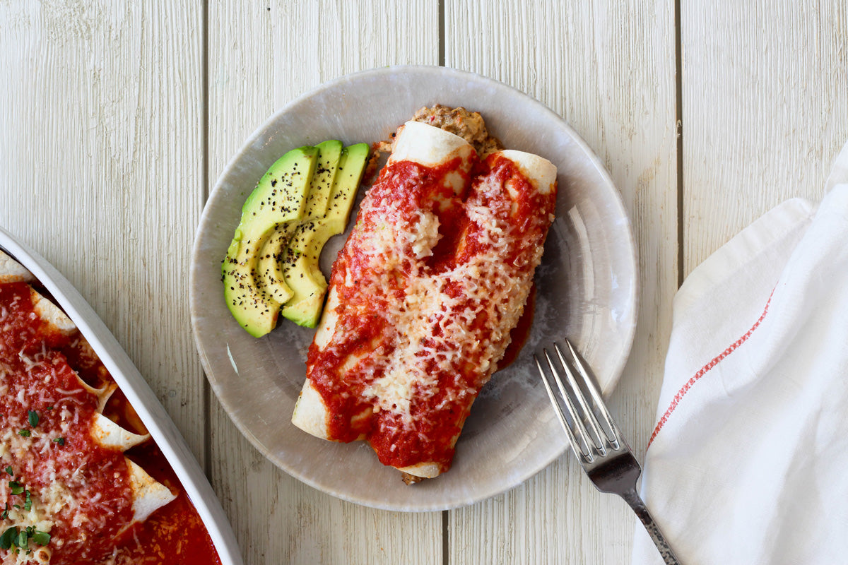 Chef TJ’s Signature Beef Enchiladas