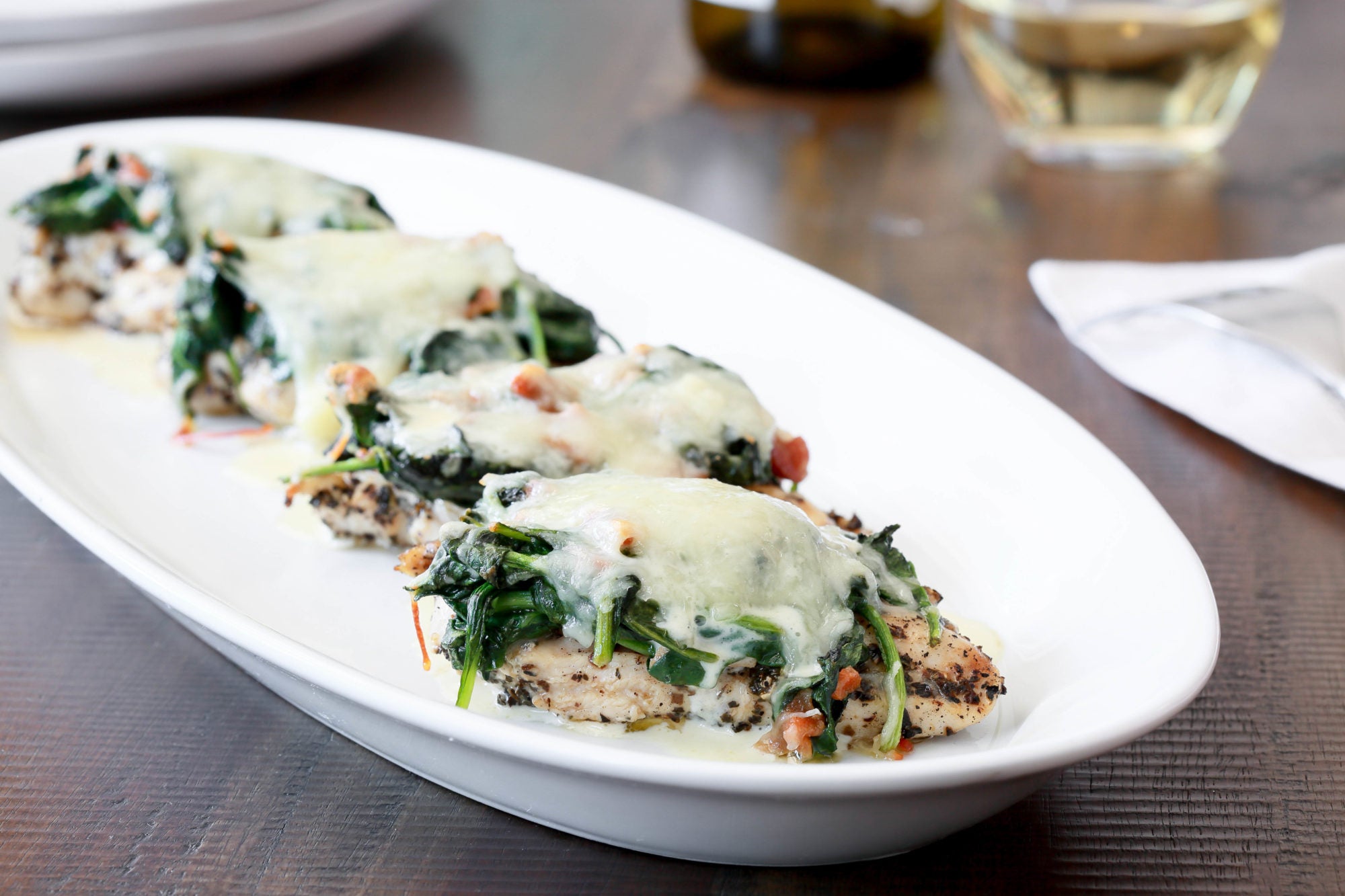 Chicken Rockefeller