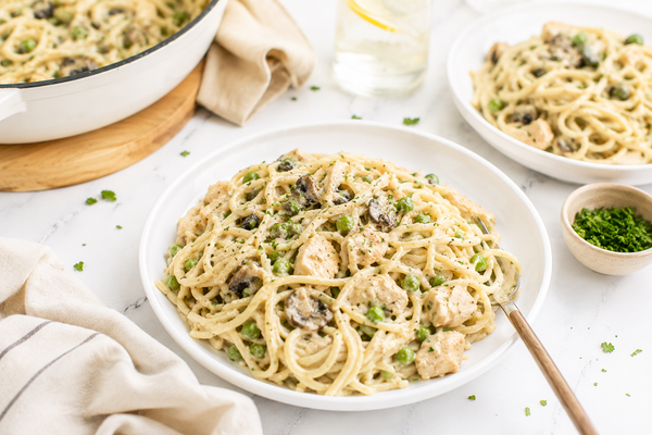 Creamy Chicken Tetrazzini Prepared Meal Delivery Raleigh with Dish to Door