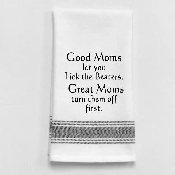 Wild Hare Designs White Tea Towel