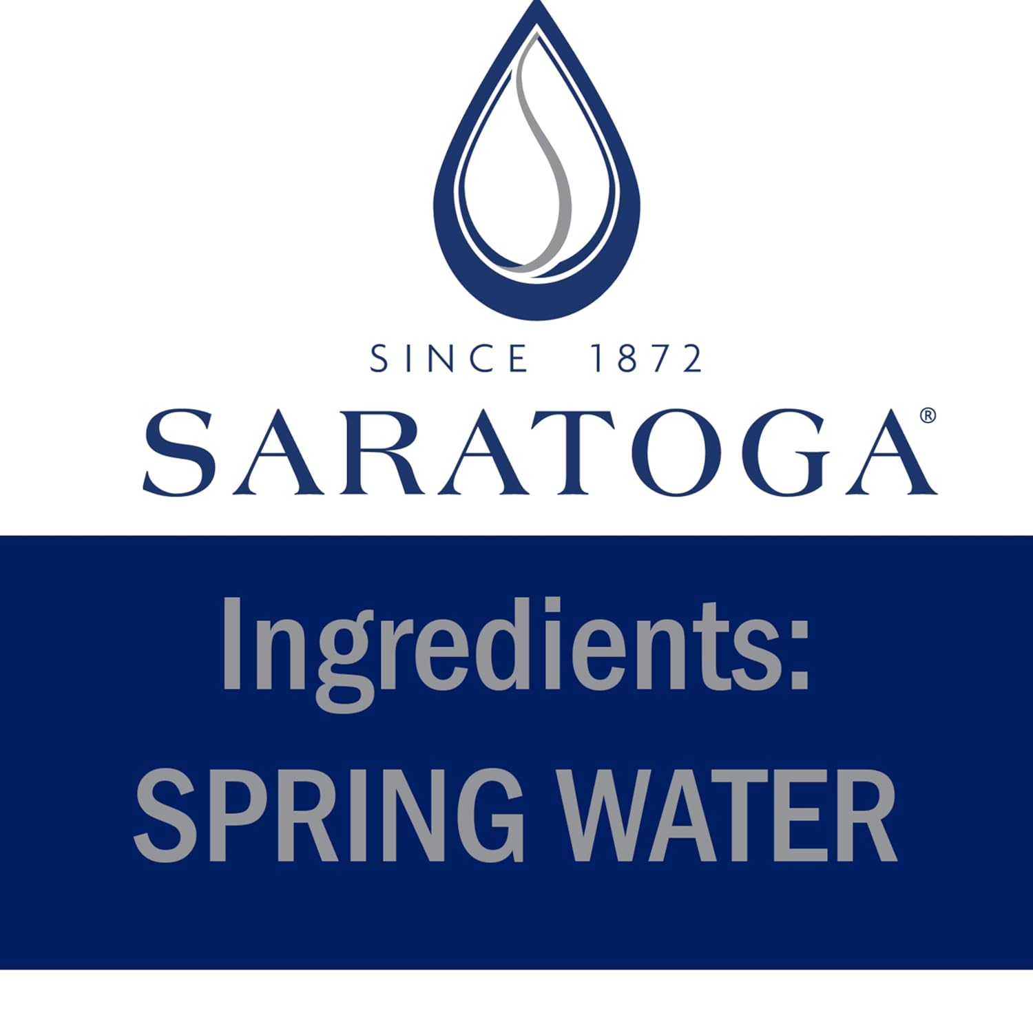 Saratoga Still Spring Water 12fl oz Glass Bottle