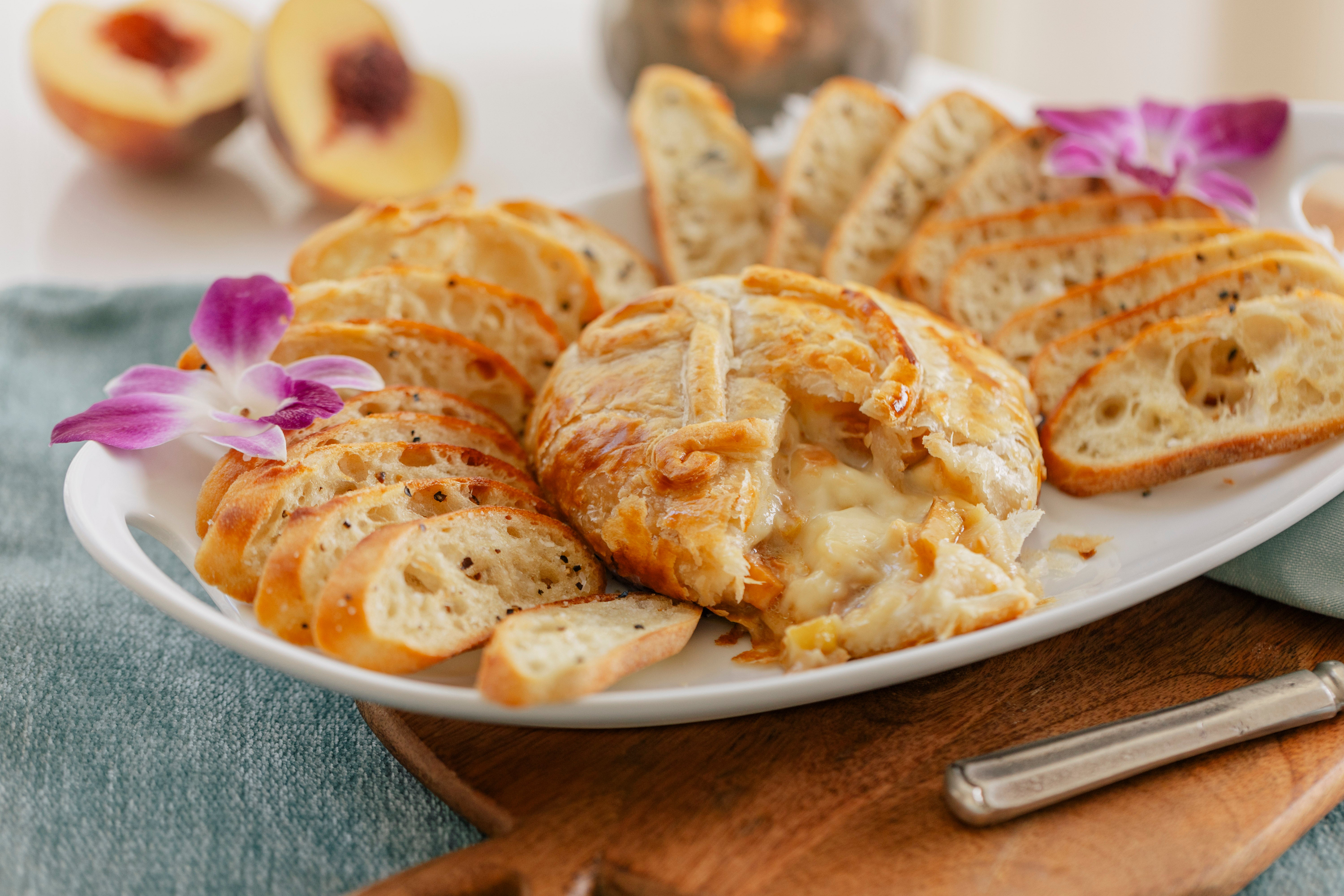 Seasonal Baked Brie en Croute