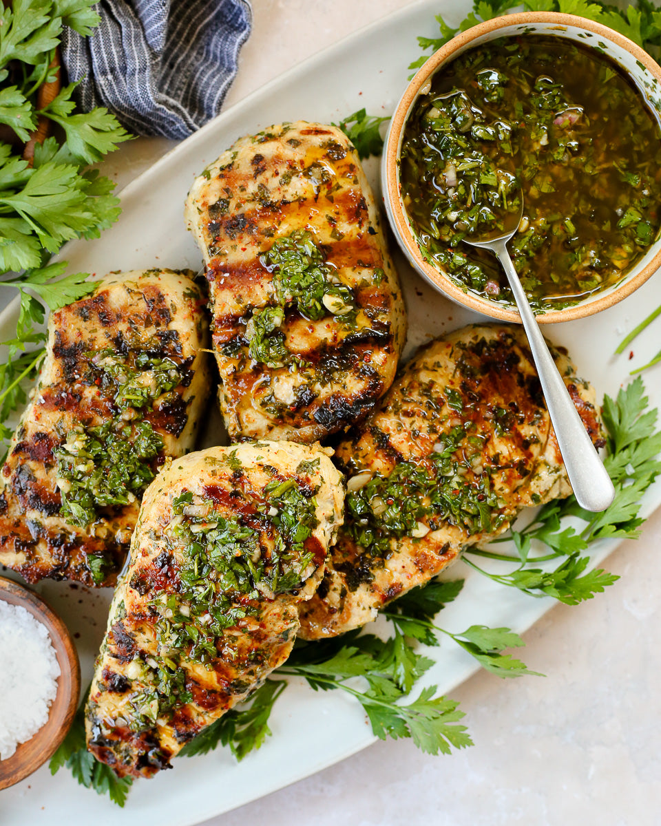 Chimichurri Grilled Pork Chop