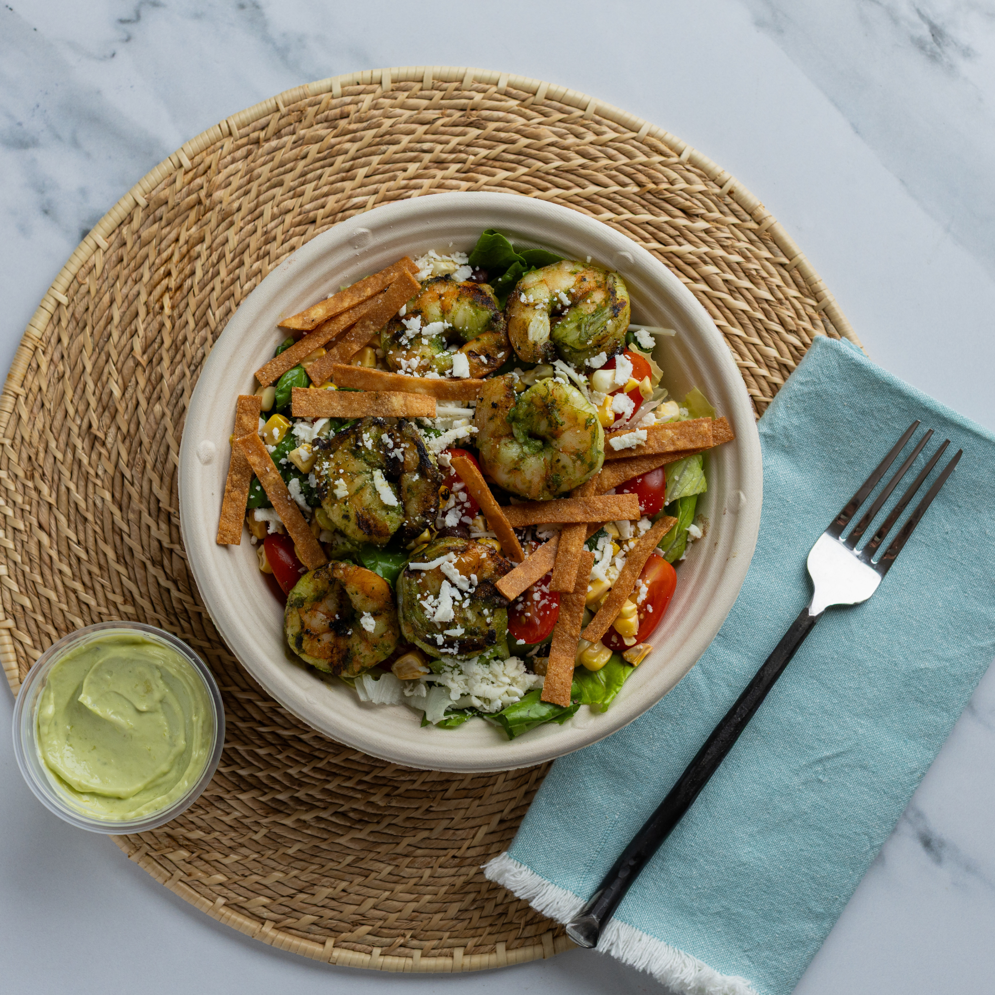 Southwestern Herb Grilled Shrimp Salad