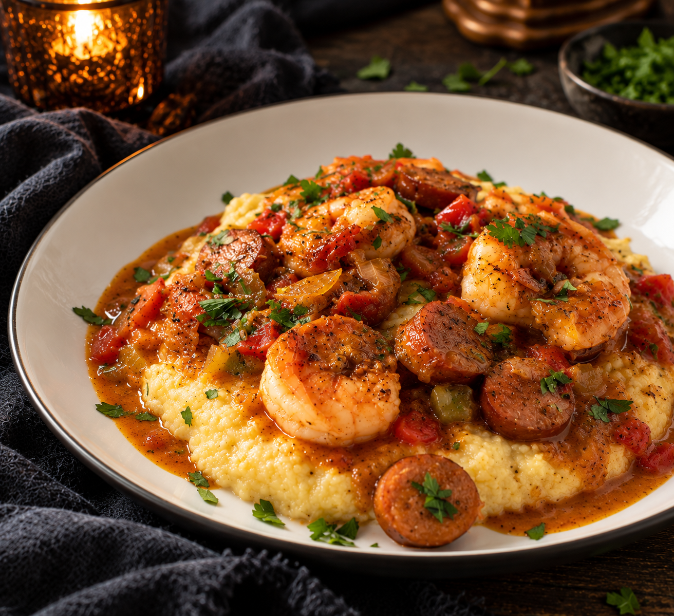 Ghostly Garlic Shrimp Creole