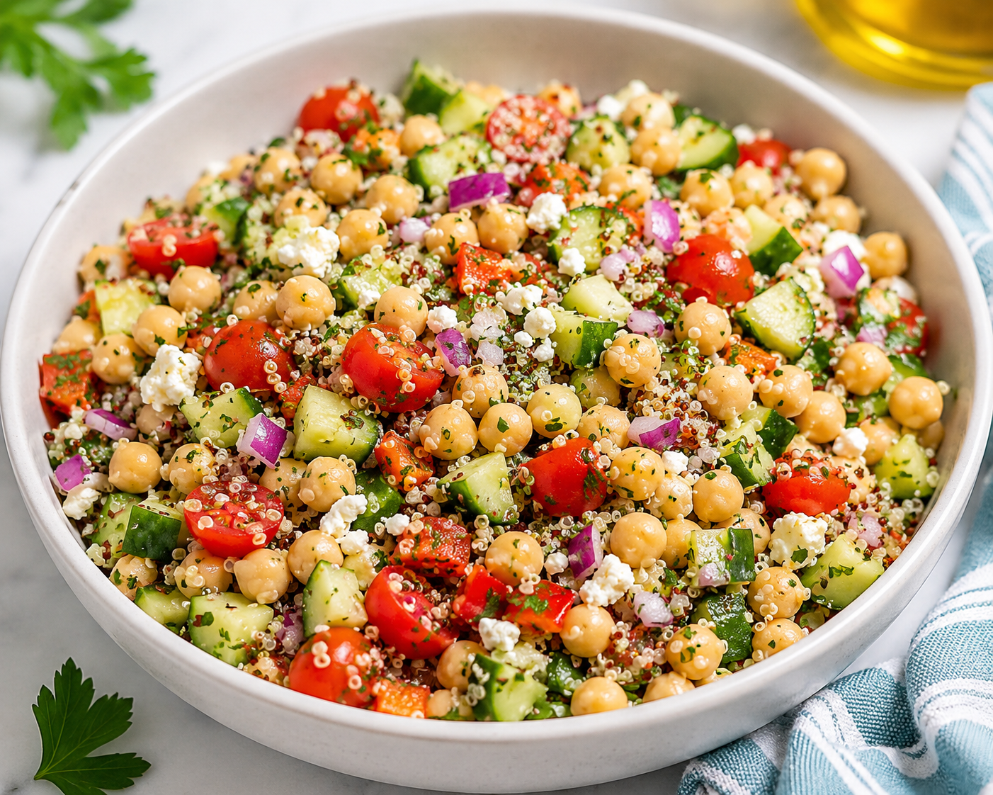 Quinoa Chickpea Salad - GF