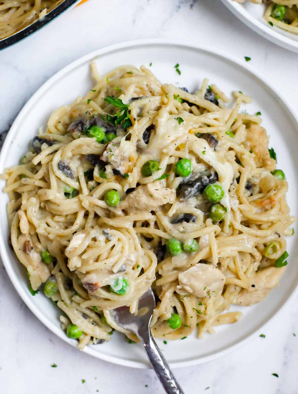 Creamy Chicken Tetrazzini