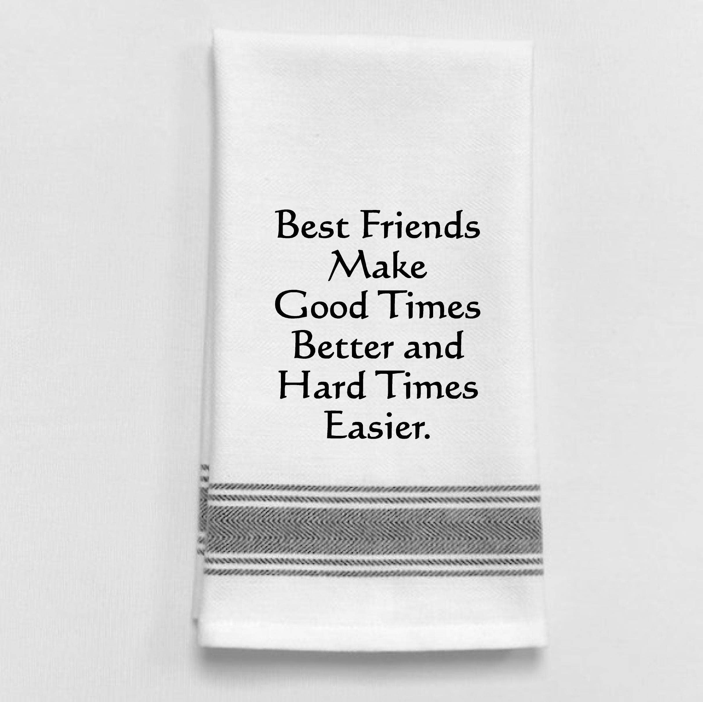 Wild Hare Designs White Tea Towel