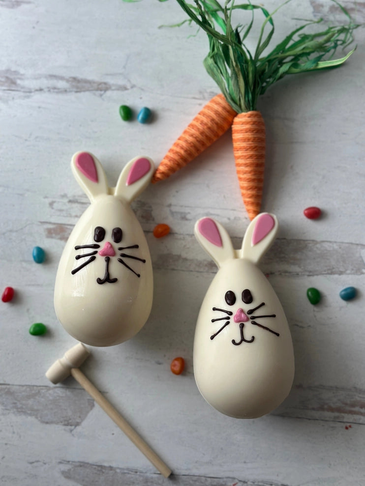 Breakable Easter Bunny - White Chocolate