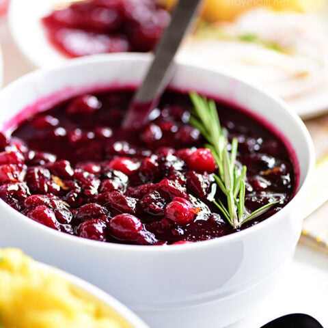 House Cranberry Sauce (Thanksgiving Add-on)